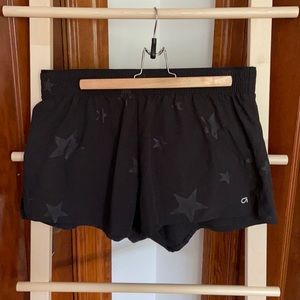 Gap Running Shorts, Black Stars, Size L